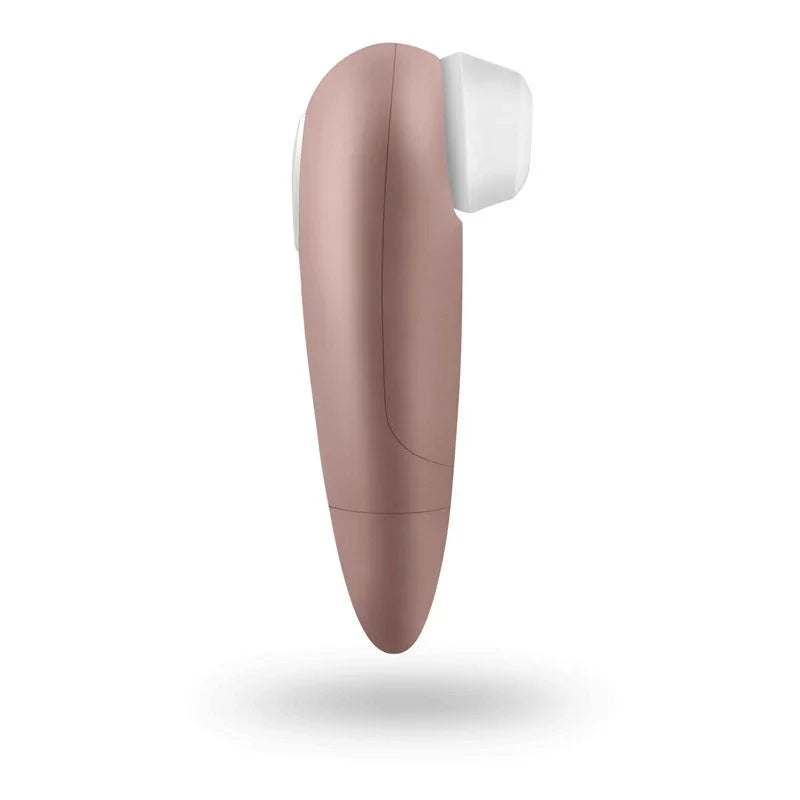 Satisfyer Number 1 - Clitoral Stimulator in Rose Gold, side profile