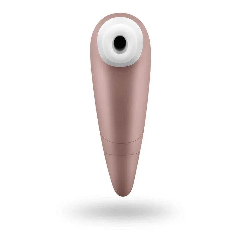 Satisfyer Number 1 - Clitoral Stimulator in Rose Gold, three-quarter view