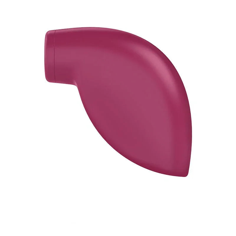 Satisfyer One Night Stand - Disposable Clitoral Stimulator in Maroon, back view