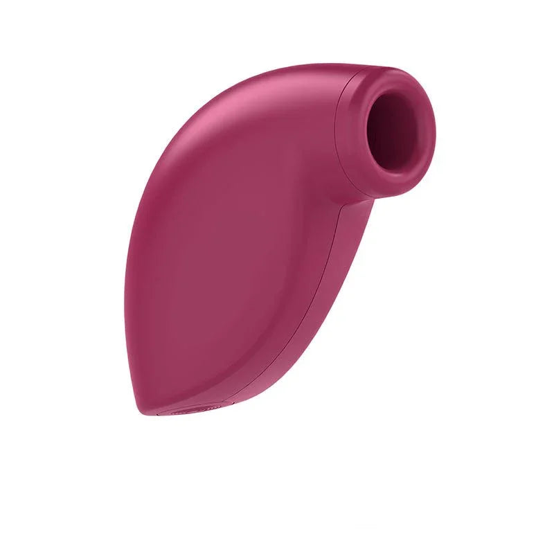 Satisfyer One Night Stand - Disposable Clitoral Stimulator in Maroon, front view