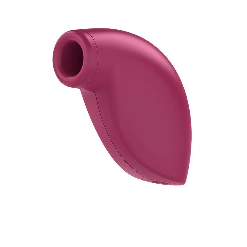 Satisfyer One Night Stand - Disposable Clitoral Stimulator in Maroon, top view