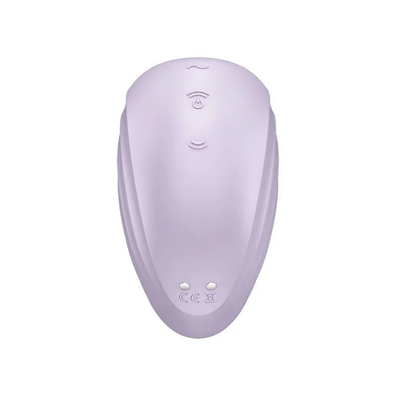 Satisfyer Pearl Diver - Air Pulsation Stimulator in Violet, side profile