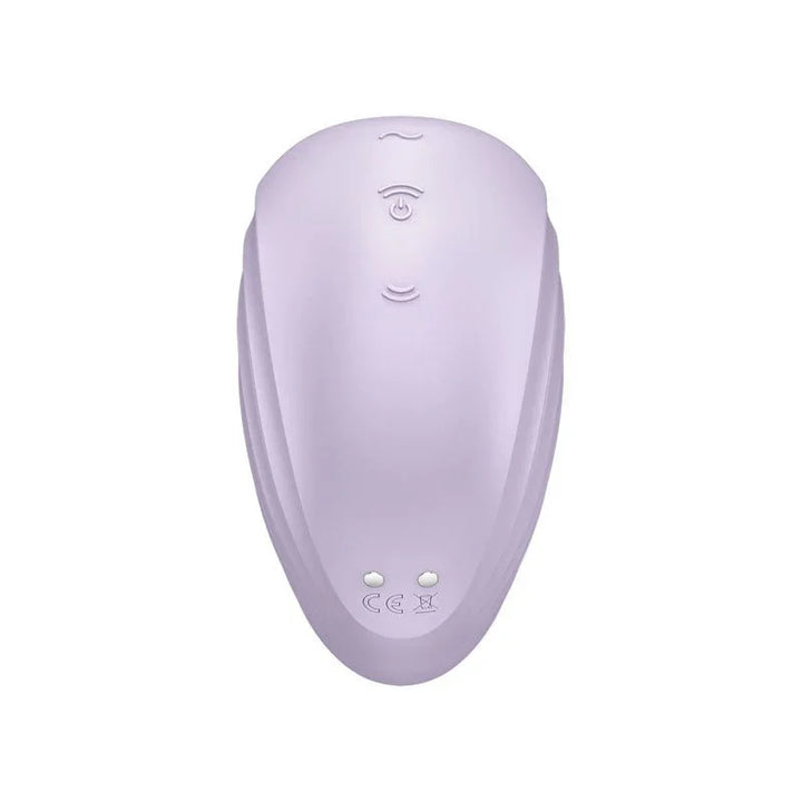 Satisfyer Pearl Diver - Air Pulsation Stimulator in Violet, side profile