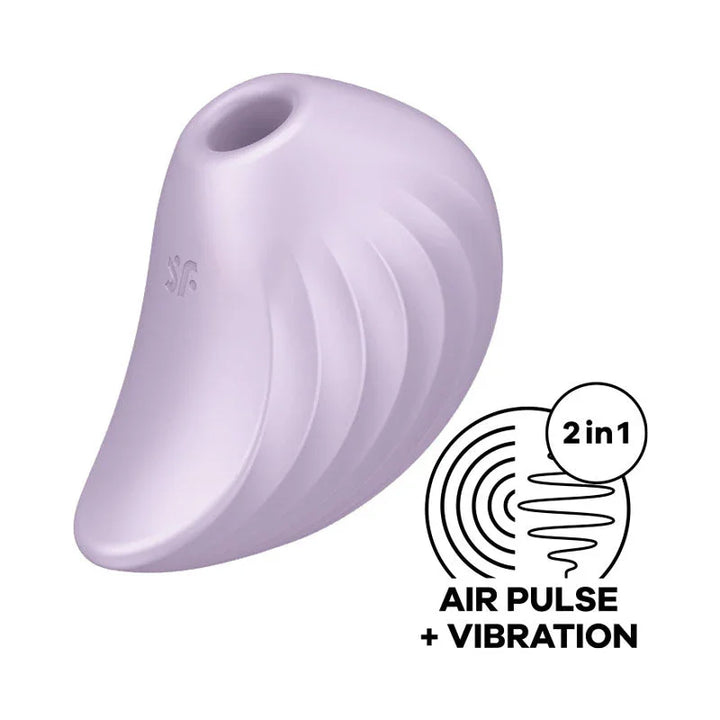 Satisfyer Pearl Diver - Air Pulsation Stimulator in Violet with a feature badge