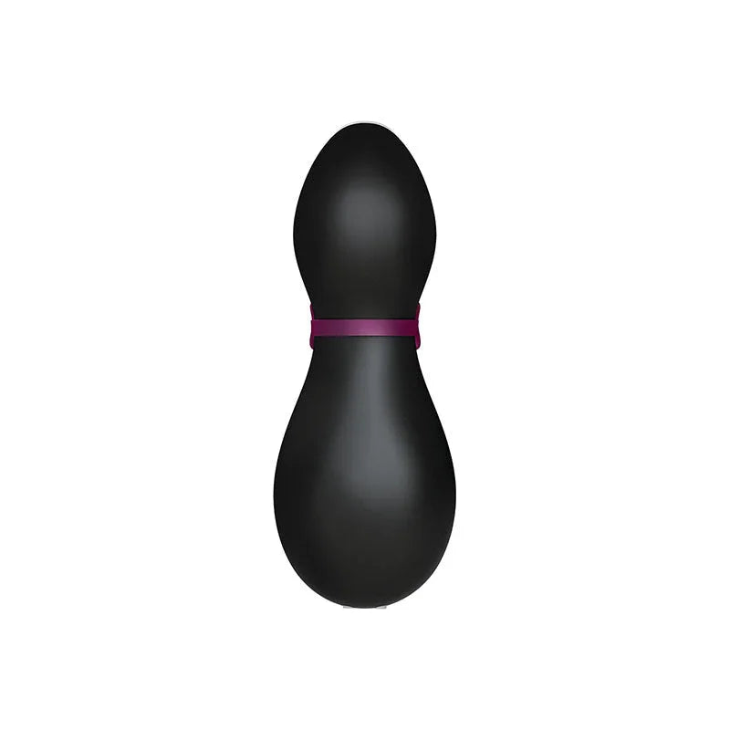 Satisfyer Penguin - Clitoral Stimulator in Black, side profile