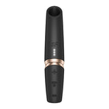 Buy Satisfyer Perfect Kiss - Black USB Rechargeable Air Pulse Stimulator – Naughtyhut NZ sex toys online. Discreet delivery & top brands.