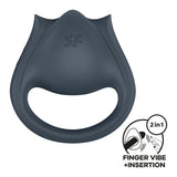Buy Satisfyer Perfect Pair 2 - Grey USB Rechargeable Vibrating Couples Ring – Naughtyhut NZ sex toys online. Discreet delivery & top brands.