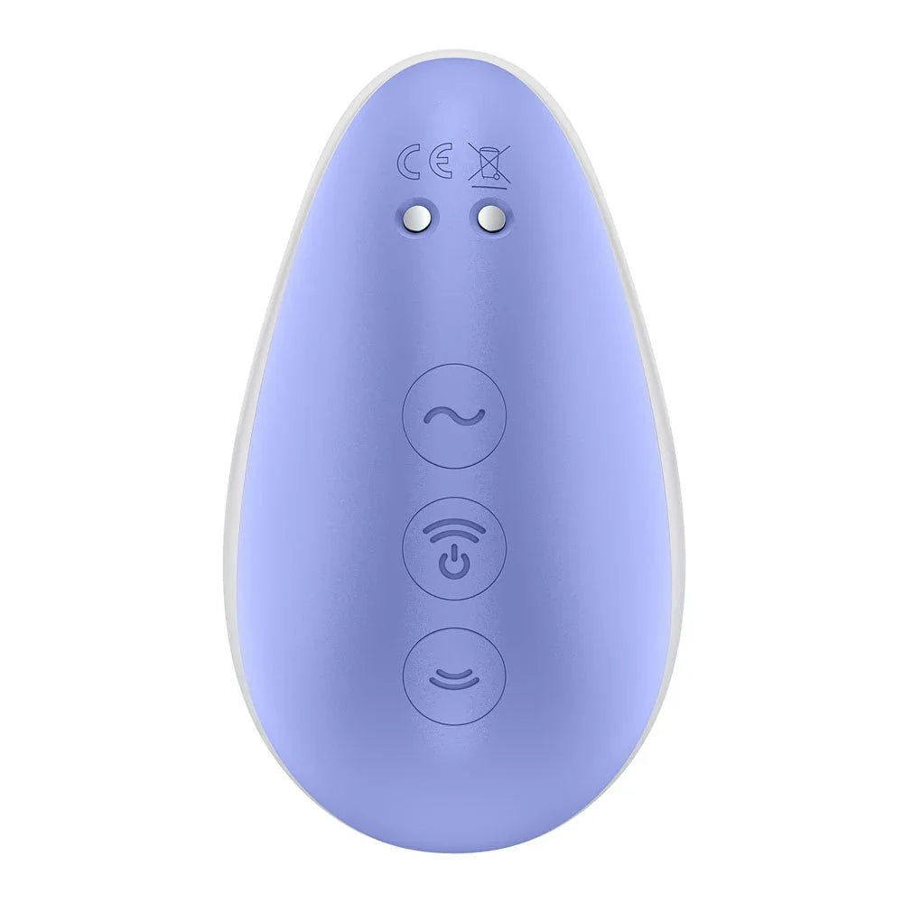 Satisfyer Pixie Dust - Vibrating Air Pulse Stimulator in Violet/Pink, back view