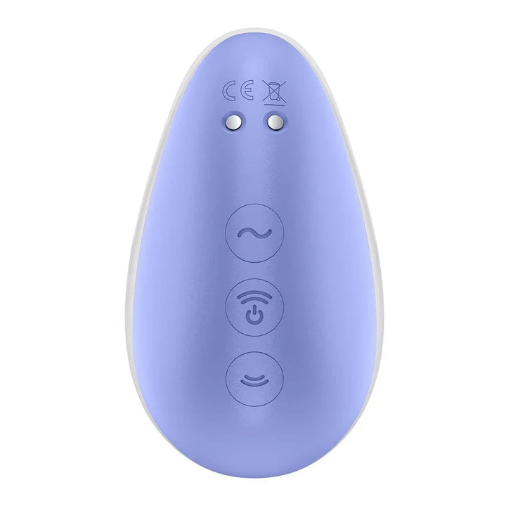 Satisfyer Pixie Dust - Vibrating Air Pulse Stimulator in Violet/Pink, back view