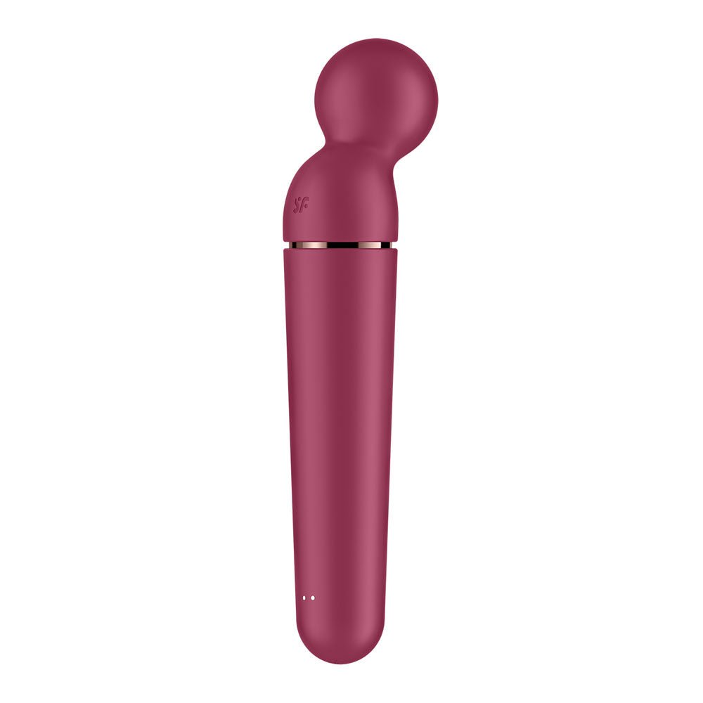 Satisfyer Planet Wand - er - Berry - Berry/Rose Gold USB Rechargeable Massager Wand – Sex toys NZ by Naughtyhut. Discreet delivery nationwide.