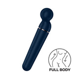 Buy Satisfyer Planet Wand - er - Blue - Blue/Rose Gold USB Rechargeable Massager Wand – Naughtyhut NZ sex toys online. Discreet delivery & top brands.