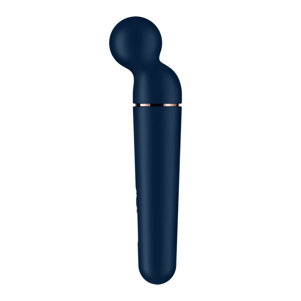 Satisfyer Planet Wand - er - Blue - Blue/Rose Gold USB Rechargeable Massager Wand – Sex toys NZ by Naughtyhut. Discreet delivery nationwide.