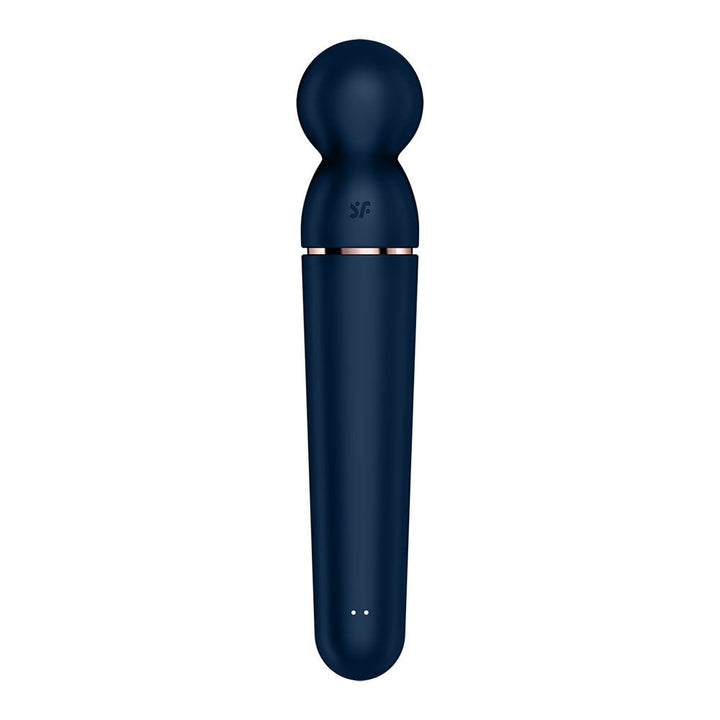 Satisfyer Planet Wand - er - Blue - Blue/Rose Gold USB Rechargeable Massager Wand – Sex toys NZ by Naughtyhut. Discreet delivery nationwide.