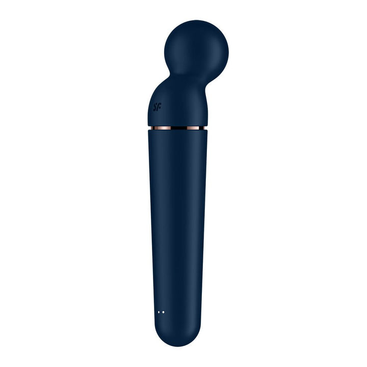 Satisfyer Planet Wand - er - Blue - Blue/Rose Gold USB Rechargeable Massager Wand – Sex toys NZ by Naughtyhut. Discreet delivery nationwide.