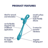 Buy Satisfyer Plug & Play 1 - Blue USB Rechargeable Couples Stimulator – Naughtyhut NZ sex toys online. Discreet delivery & top brands.