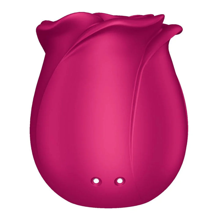 Satisfyer Pro 2 Classic Blossom - Air Pulse Rose Stimulator in Red, back view