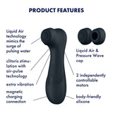 Buy Satisfyer Pro 2 Generation 3 - Dark Grey - Dark Grey Touch - Free USB - Rechargeable Clitoral Stimulator – Naughtyhut NZ sex toys online. Discreet delivery & top brands.
