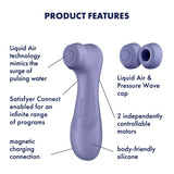 Buy Satisfyer Pro 2 Generation 3 with App Control - Lilac - Lilac Touch - Free USB - Rechargeable Clitoral Stimulator – Naughtyhut NZ sex toys online. Discreet delivery & top brands.