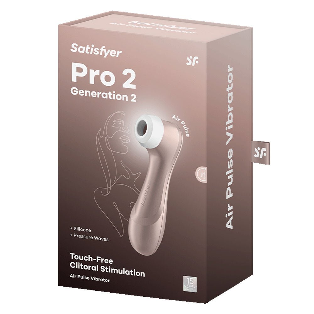 Buy Satisfyer Pro 2 - Rose Gold - Touch - Free USB - Rechargeable Clitoral Stimulator – Naughtyhut NZ sex toys online. Discreet delivery & top brands.
