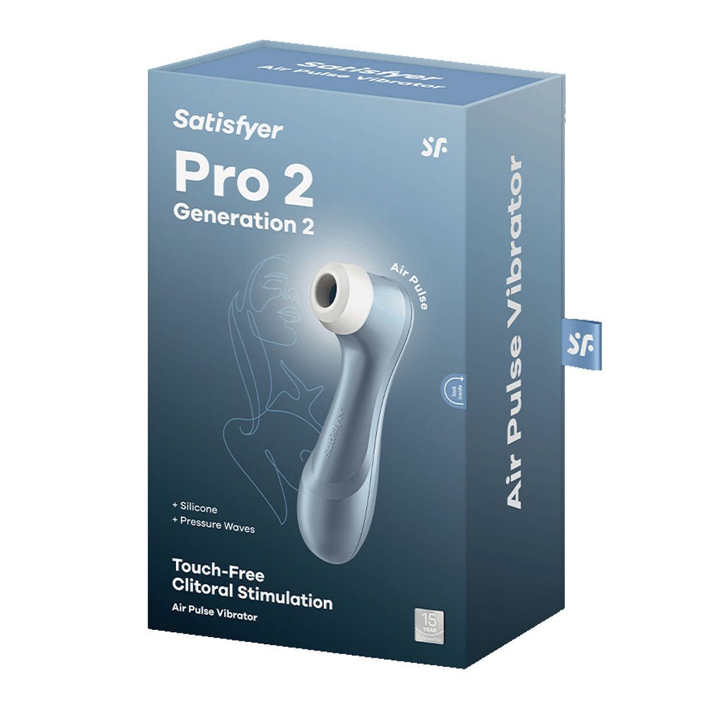 Buy Satisfyer Pro 2 - Blue - Touch - Free USB - Rechargeable Clitoral Stimulator – Naughtyhut NZ sex toys online. Discreet delivery & top brands.