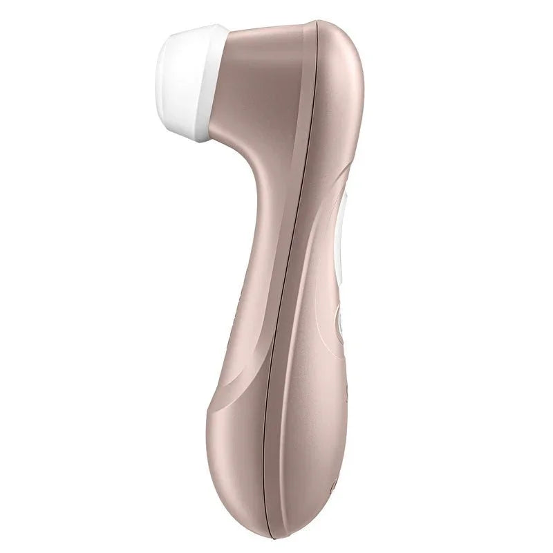 Satisfyer Pro 2 in Rose Gold, side profile