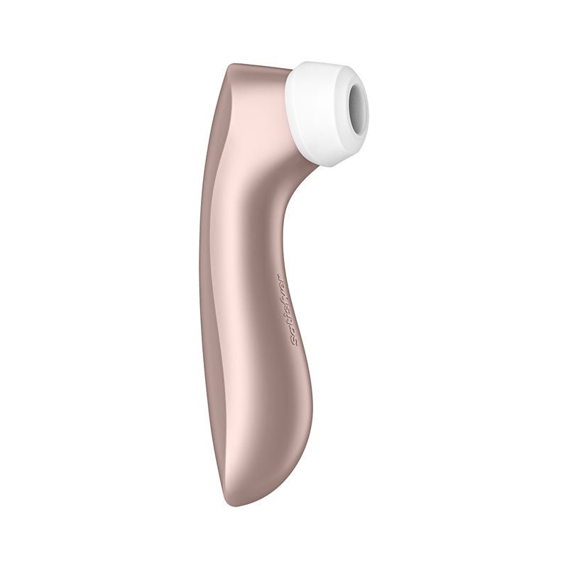 Buy Satisfyer Pro 2+ Rose Gold - Rose Gold Touch - Free USB - Rechargeable Clitoral Stimulator with Vibration – Naughtyhut NZ sex toys online. Discreet delivery & top brands.
