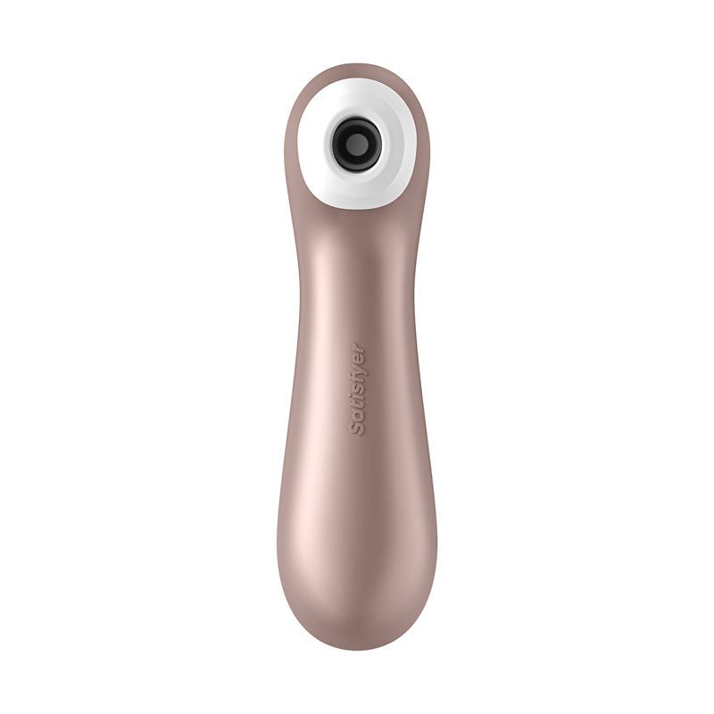 Buy Satisfyer Pro 2+ Rose Gold - Rose Gold Touch - Free USB - Rechargeable Clitoral Stimulator with Vibration – Naughtyhut NZ sex toys online. Discreet delivery & top brands.
