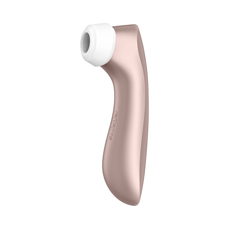 Buy Satisfyer Pro 2+ Rose Gold - Rose Gold Touch - Free USB - Rechargeable Clitoral Stimulator with Vibration – Naughtyhut NZ sex toys online. Discreet delivery & top brands.