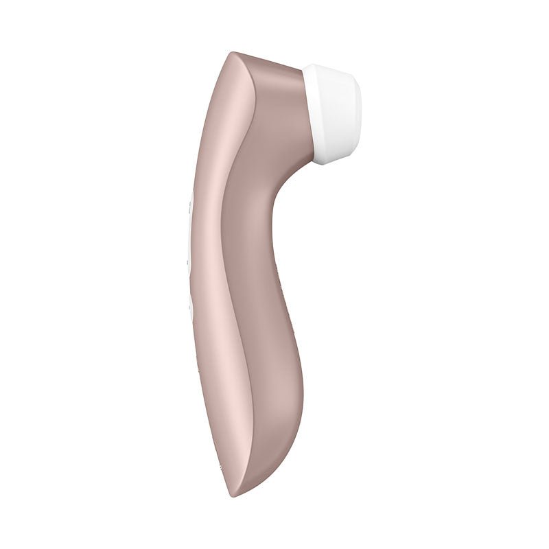 Buy Satisfyer Pro 2+ Rose Gold - Rose Gold Touch - Free USB - Rechargeable Clitoral Stimulator with Vibration – Naughtyhut NZ sex toys online. Discreet delivery & top brands.