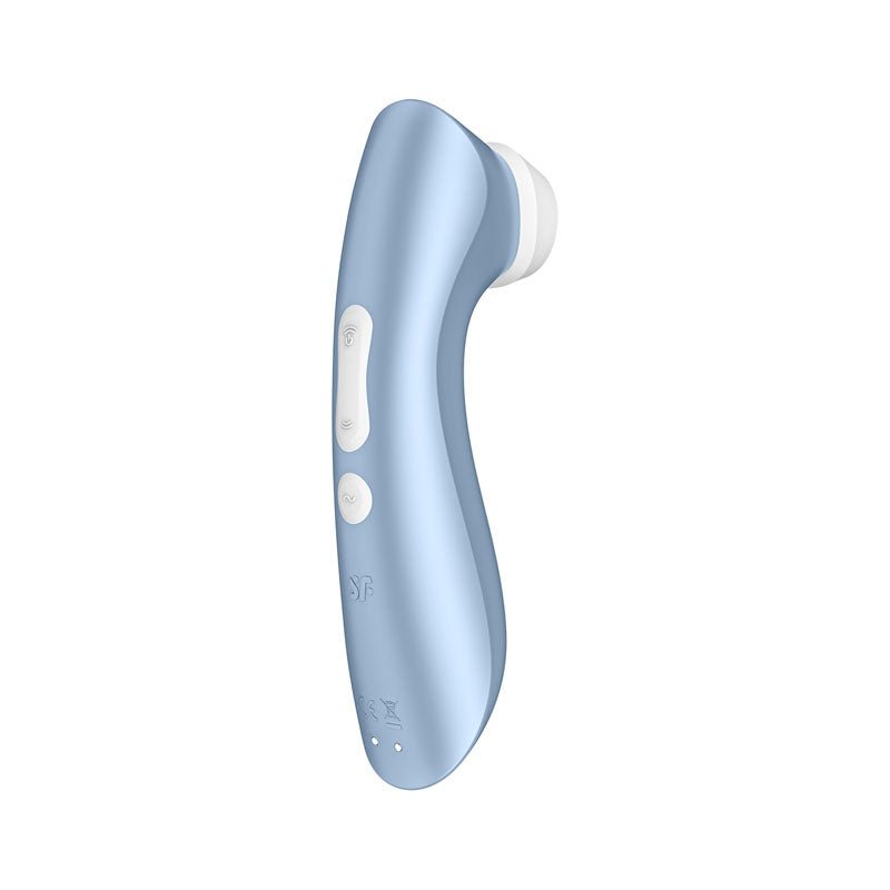 Buy Satisfyer Pro 2+ - Blue Touch - Free USB - Rechargeable Clitoral Stimulator with Vibration – Naughtyhut NZ sex toys online. Discreet delivery & top brands.