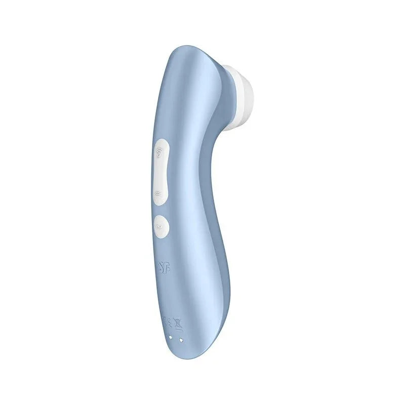 Satisfyer Pro 2+ in Blue, front view