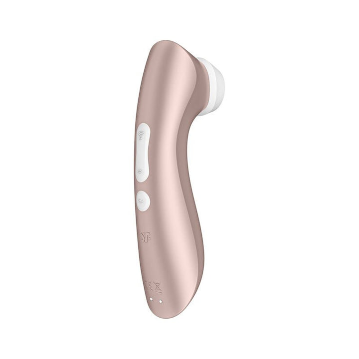 Satisfyer Pro 2+ Rose Gold - Rose Gold Touch - Free USB - Rechargeable Clitoral Stimulator with Vibration – Sex toys NZ by Naughtyhut. Discreet delivery nationwide.
