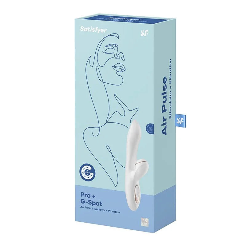 Satisfyer Pro + G-Spot - Rabbit Vibrator in White retail box