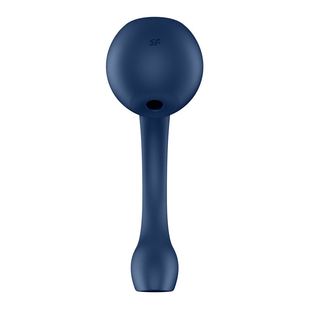 Satisfyer Pro+ Wave 4 - Blue USB Rechargeable Vibrator with Air Pulse Stimulation and App Control – Sex toys NZ by Naughtyhut. Discreet delivery nationwide.