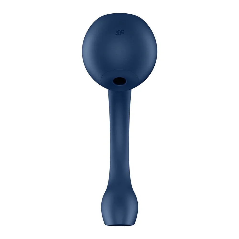 Satisfyer Pro+ Wave 4 - Vibrator in Blue, back view