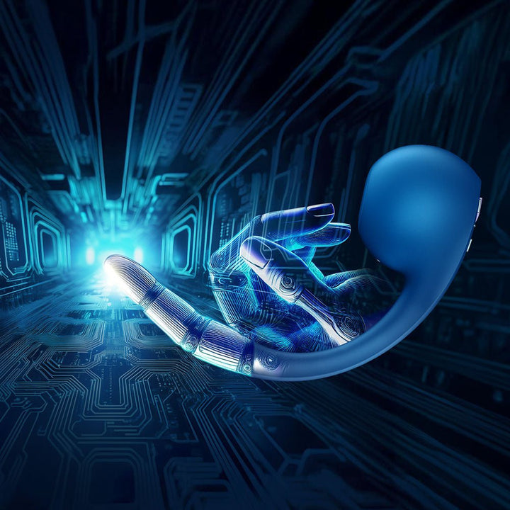 Satisfyer Pro+ Wave 4 - Blue USB Rechargeable Vibrator with Air Pulse Stimulation and App Control – Sex toys NZ by Naughtyhut. Discreet delivery nationwide.