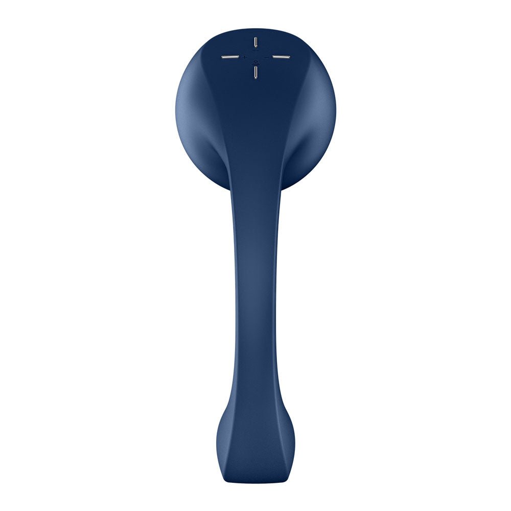 Satisfyer Pro+ Wave 4 - Blue USB Rechargeable Vibrator with Air Pulse Stimulation and App Control – Sex toys NZ by Naughtyhut. Discreet delivery nationwide.