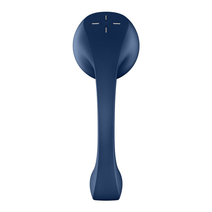 Satisfyer Pro+ Wave 4 - Blue USB Rechargeable Vibrator with Air Pulse Stimulation and App Control – Sex toys NZ by Naughtyhut. Discreet delivery nationwide.