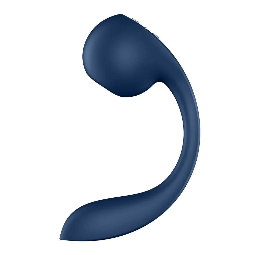 Satisfyer Pro+ Wave 4 - Vibrator in Blue, front view