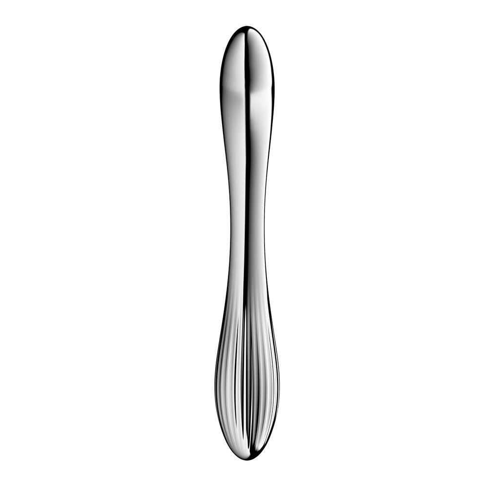 Buy Satisfyer Pure Gravity 1 - Chrome Steel 22 cm Dildo – Naughtyhut NZ sex toys online. Discreet delivery & top brands.