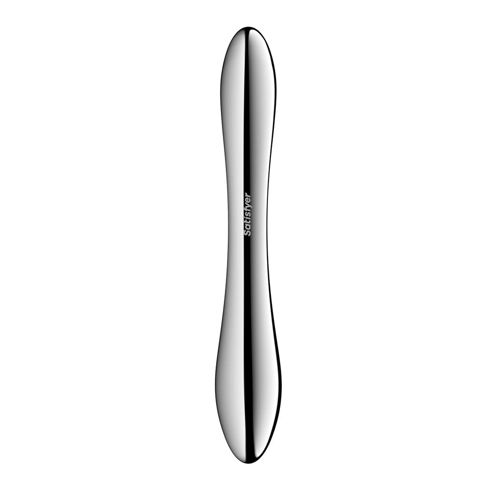 Satisfyer Pure Gravity 1 - Chrome Steel 22 cm Dildo – Sex toys NZ by Naughtyhut. Discreet delivery nationwide.