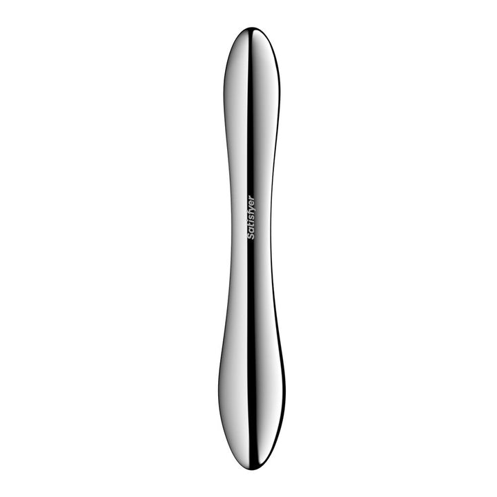 Satisfyer Pure Gravity 1 - Chrome Steel 22 cm Dildo – Sex toys NZ by Naughtyhut. Discreet delivery nationwide.