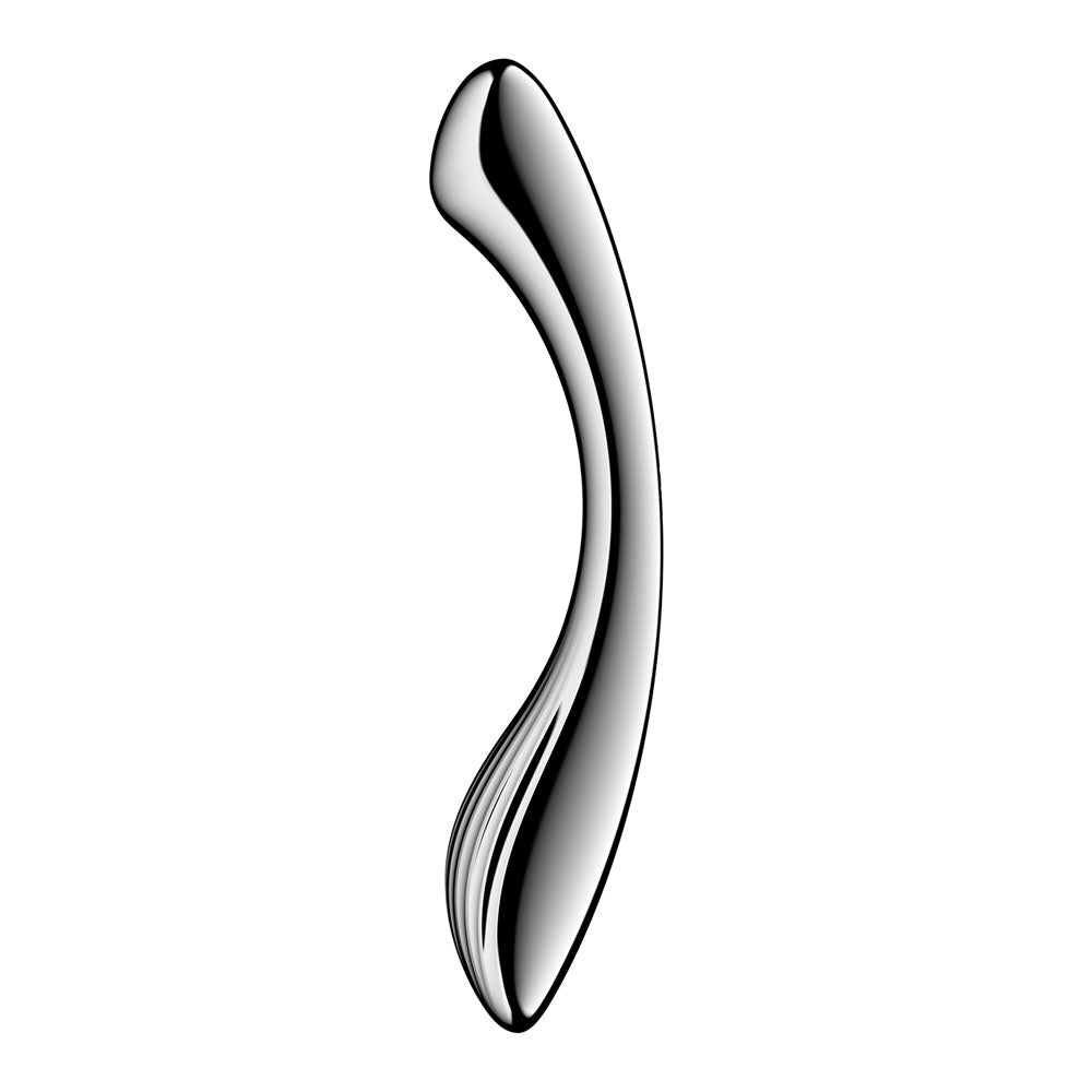 Buy Satisfyer Pure Gravity 1 - Chrome Steel 22 cm Dildo – Naughtyhut NZ sex toys online. Discreet delivery & top brands.