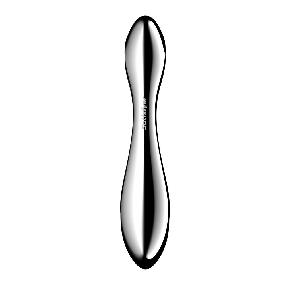 Satisfyer Pure Gravity 2 - Chrome Steel 21 cm Dildo – Sex toys NZ by Naughtyhut. Discreet delivery nationwide.