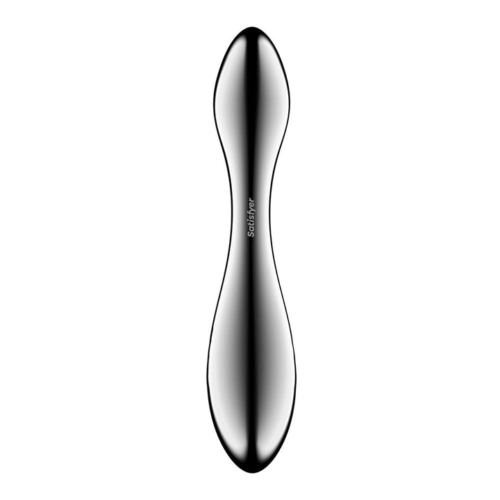 Satisfyer Pure Gravity 3 - Chrome Steel 21 cm Dildo – Sex toys NZ by Naughtyhut. Discreet delivery nationwide.