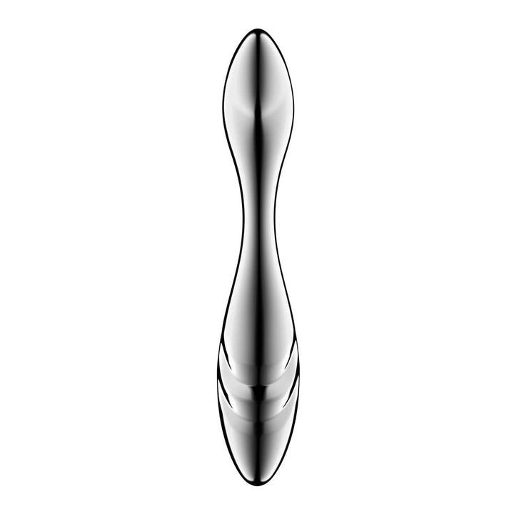 Satisfyer Pure Gravity 3 - Chrome Steel 21 cm Dildo – Sex toys NZ by Naughtyhut. Discreet delivery nationwide.