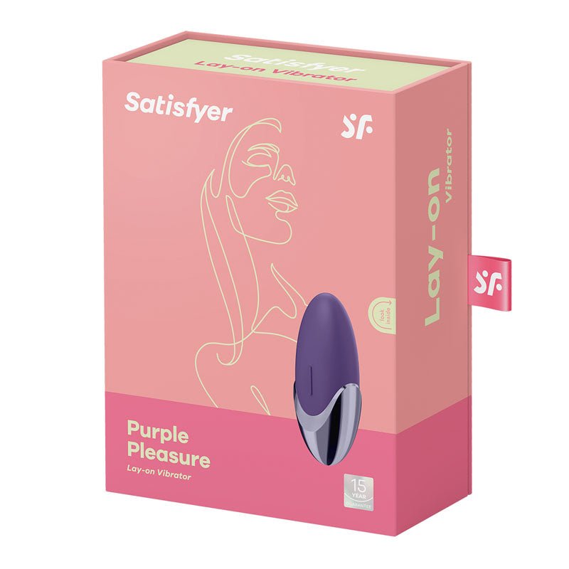 Satisfyer Purple Pleasure - Purple USB Rechargeable Stimulator – Sex toys NZ by Naughtyhut. Discreet delivery nationwide.