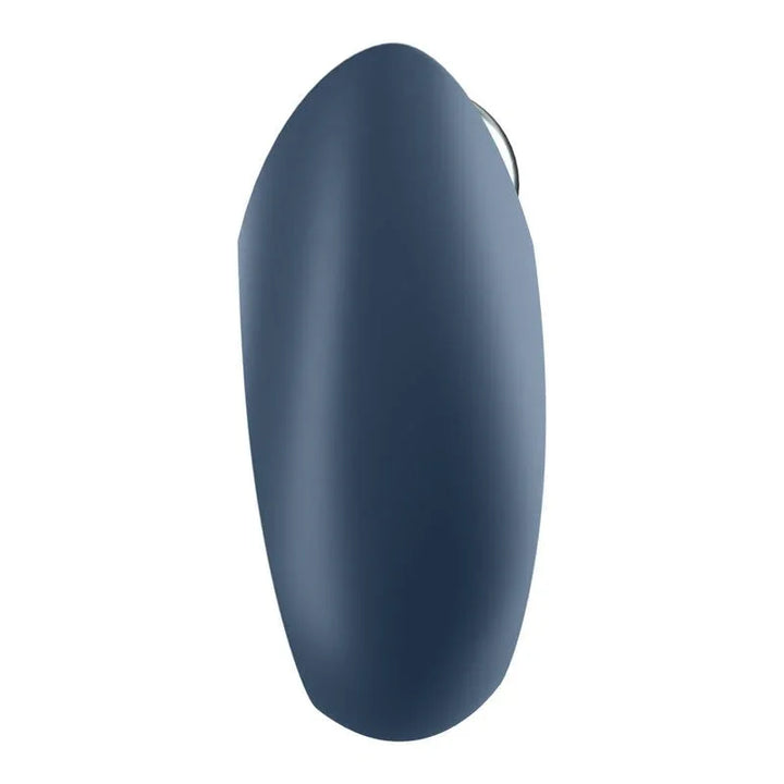 Satisfyer Royal One - App Controlled Vibrating Cock Ring in Navy, angled view
