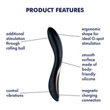 Buy Satisfyer Rrrolling Explosion - Black USB Rechargeable Vibrator – Naughtyhut NZ sex toys online. Discreet delivery & top brands.