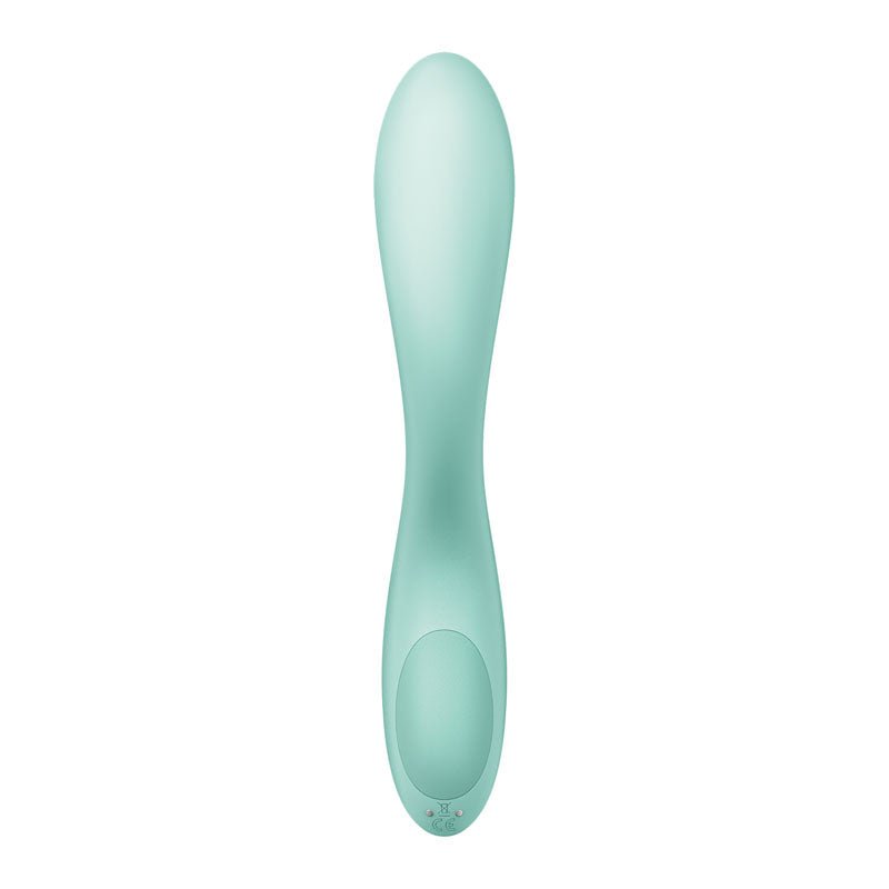 Buy Satisfyer Rrrolling Pleasure - Mint USB Rechargeable Vibrator – Naughtyhut NZ sex toys online. Discreet delivery & top brands.
